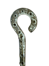 Vintage Early to Mid 1900’s Rivet Set Rhinestones Question Mark Pot Metal Brooch
