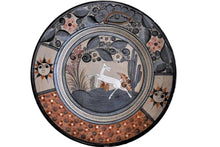 Tonala Mexican Folk Art Hand Painted Pottery Charger