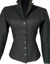 Vintage ALAIA Fall/Winter 1987 Runway Collection Wool Corset Skirt Suit