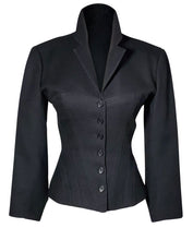Vintage ALAIA Fall/Winter 1987 Runway Collection Wool Corset Skirt Suit