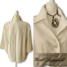 Vintage 1980's Karl Lagerfeld Lightweight Swing Coat Jacket