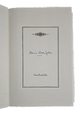 Bookplate signed by David Rockefeller inside the front cover