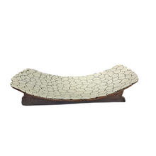 Hand Built Pottery Clay Centerpiece Signed 17.5"