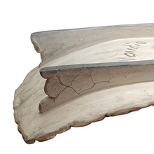 Hand Built Pottery Clay Centerpiece Signed 17.5"