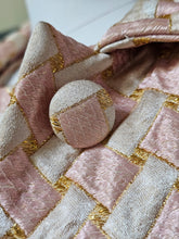 Vintage 1960s Maison Annette Custom Tailored in Hong Kong by Modiste East Brocade A-line Cocktail Dress and Coat Set