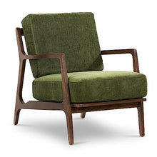 POLY & BARK Verity Lounge Chair, Distressed Green Velvet - paid link