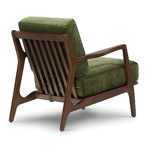 POLY & BARK Verity Lounge Chair, Distressed Green Velvet - paid link