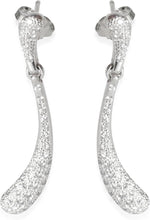 Pre-Loved Elsa Peretti Teardrop Diamond Drop Earrings in Platinum 0.75 CTW , 42 mm - paid link