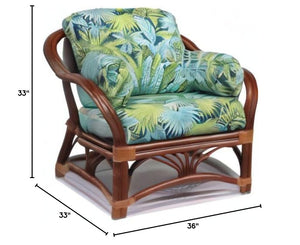 Rattan Living Room Furniture Lounge Club Chair (#1692AW-BP) - paid link