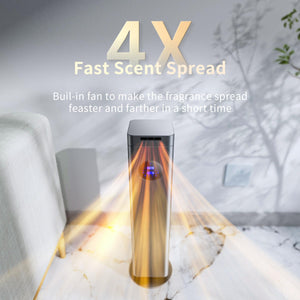 Aromadd 1500ml Scent Air Machine for Home, 4000 sq. ft Coverage Waterless Diffuser Essential Oil Diffuser Hotel Scent Diffuser Cold Air Nebulizer for Large Room Hotel Office (Titanium Gray)