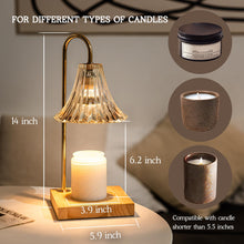 Candle Warmer Lamp, Electric Candle Lamp Warmer with Timer, Mom Christmas Birthday Gifts for Women, House Warming Gifts New Home Bedroom Decor, Dimmable Wax Melt Warmer with 2 Bulbs - Paid Link