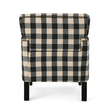 Christopher Knight Home Evete Tufted Fabric Club Chair, Black Checkerboard - paid link