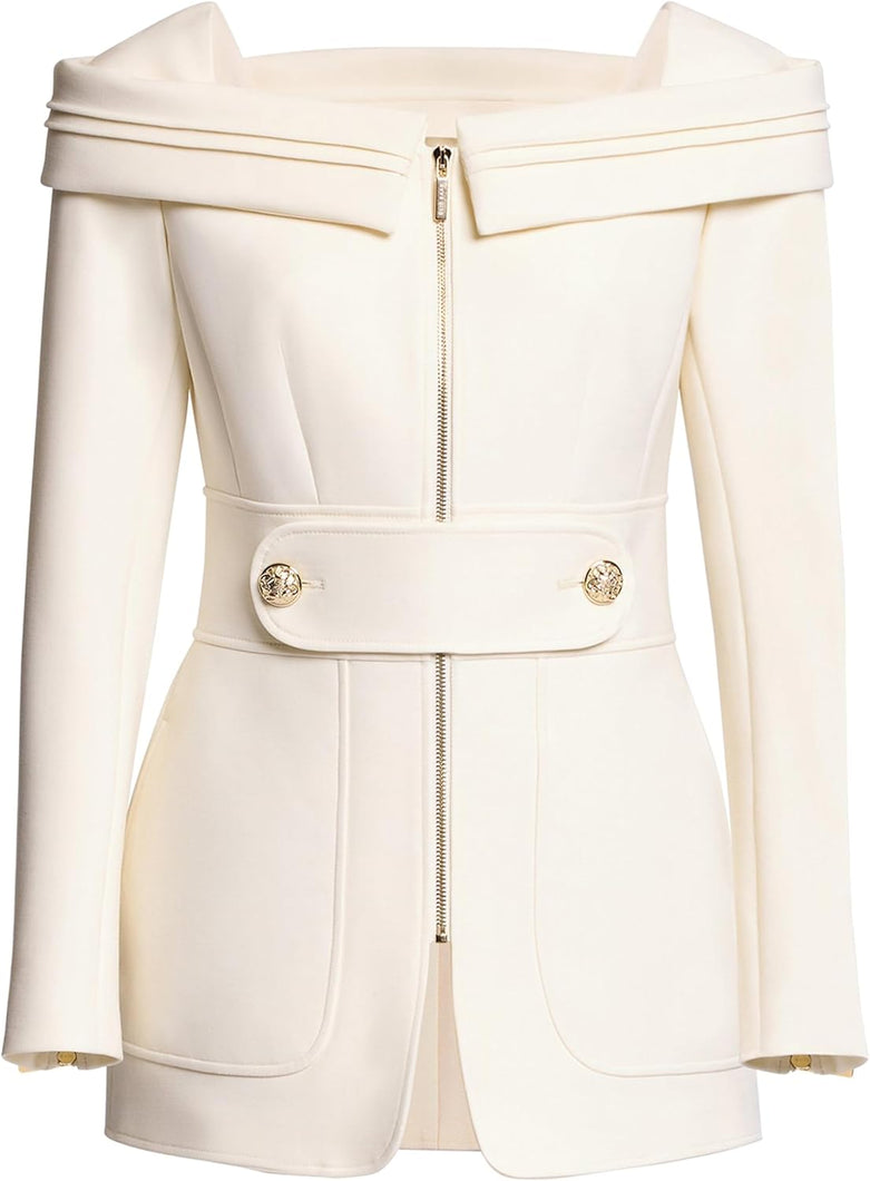 Elie Saab Structured Crepe Jacket - paid link