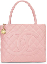 Pre-Loved Chanel Pink Quilted Caviar Medallion Tote, Pink - paid link