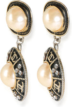 Pre-Loved, Vintage CC Chanel Faux Pearl Drop Gold Tone Earring , 74 mm - paid link