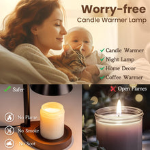 Candle Warmer Lamp, Electric Candle Lamp Warmer with Timer, Mom Christmas Birthday Gifts for Women, House Warming Gifts New Home Bedroom Decor, Dimmable Wax Melt Warmer with 2 Bulbs - Paid Link