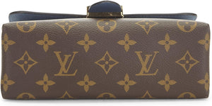 Pre-Loved Louis Vuitton Blue Monogram Canvas Locky BB, Blue