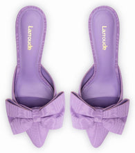 Larroude Mini Elle Pump in Iris Fabric - paid link