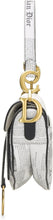 Pre-Loved Dior White Leather Newspaper Saddle Bag, White - paid link