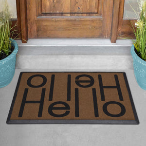 RUGGABLE x Jonathan Adler Washable Front Entryway 2x3 Welcome Door Mat, Hello Love, Premium Doormat for Indoor Outdoor Entry with Gripper Non Slip Pad - Paid Link