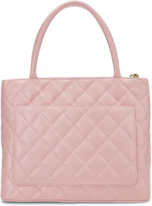 Pre-Loved Chanel Pink Quilted Caviar Medallion Tote, Pink - paid link