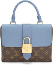 Pre-Loved Louis Vuitton Blue Monogram Canvas Locky BB, Blue