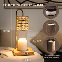 Candle Warmer Lamp, Electric Candle Lamp Warmer with Timer, Mom Christmas Birthday Gifts for Women, House Warming Gifts New Home Bedroom Decor, Dimmable Wax Melt Warmer with 2 Bulbs - Paid Link