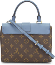 Pre-Loved Louis Vuitton Blue Monogram Canvas Locky BB, Blue