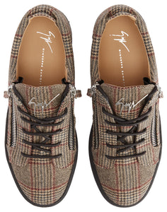 Giuseppe Zanotti Frankie Fabric Low Top Sneakers Signature Detail - paid link