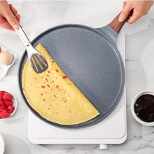 SENSARTE Nonstick Crepe Pan with Spreader, 10-Inch Natural Ceramic Coating Dosa Pan Pancake Flat Skillet Tawa Griddle with Stay-Cool Handle, Induction Compatible, PFOA Free (White) - paid link