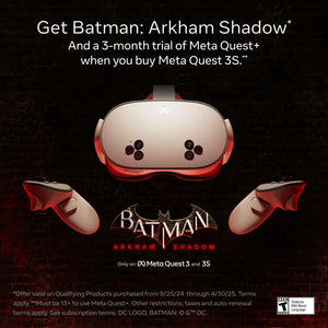 Meta Quest 3S 128GB — Get Batman: Arkham Shadow and a 3-Month Trial of Meta Quest+ Included — All-in-One Headset - Paid Link