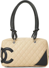 Pre-Loved Chanel Beige Calfskin Cambon Ligne Bowler, Beige - paid link