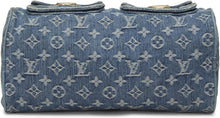 Pre-Loved Louis Vuitton Blue Monogram Denim Neo Speedy, Blue Handbag