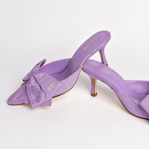 Larroude Mini Elle Pump in Iris Fabric - paid link