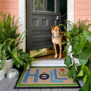 RUGGABLE x Jonathan Adler Washable Front Entryway 2x3 Welcome Door Mat, Hello Love, Premium Doormat for Indoor Outdoor Entry with Gripper Non Slip Pad - Paid Link