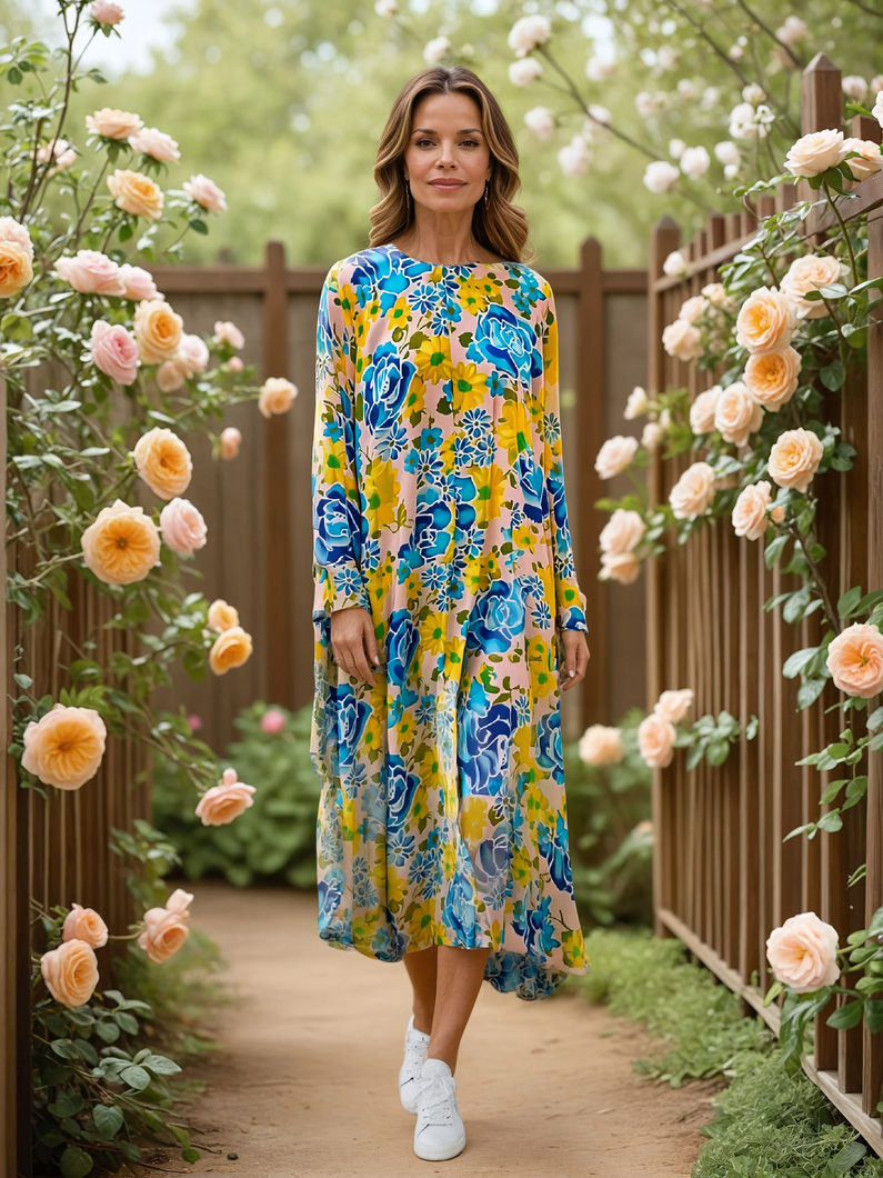 Vintage 1960's Esther Wolf - Houston | Karam - New York Voluminous Caftan