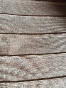 Pre-loved Herve Leger Faceted Crystal Beads Bandage Skirt Set XS