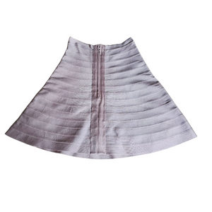 Pre-loved Herve Leger Faceted Crystal Beads Bandage Skirt Set XS
