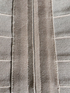 Pre-loved Herve Leger Faceted Crystal Beads Bandage Skirt Set XS