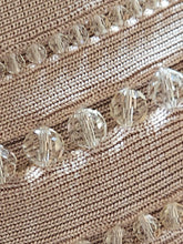 Pre-loved Herve Leger Faceted Crystal Beads Bandage Skirt Set XS