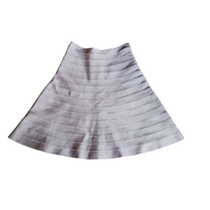 Pre-loved Herve Leger Faceted Crystal Beads Bandage Skirt Set XS