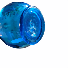 Pontil base rough pontil mark on antique Indian glass rosewater bottle