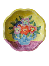 15" 1990 Italian Bellini Handpainted Ceramic Pasta Serving Bowl