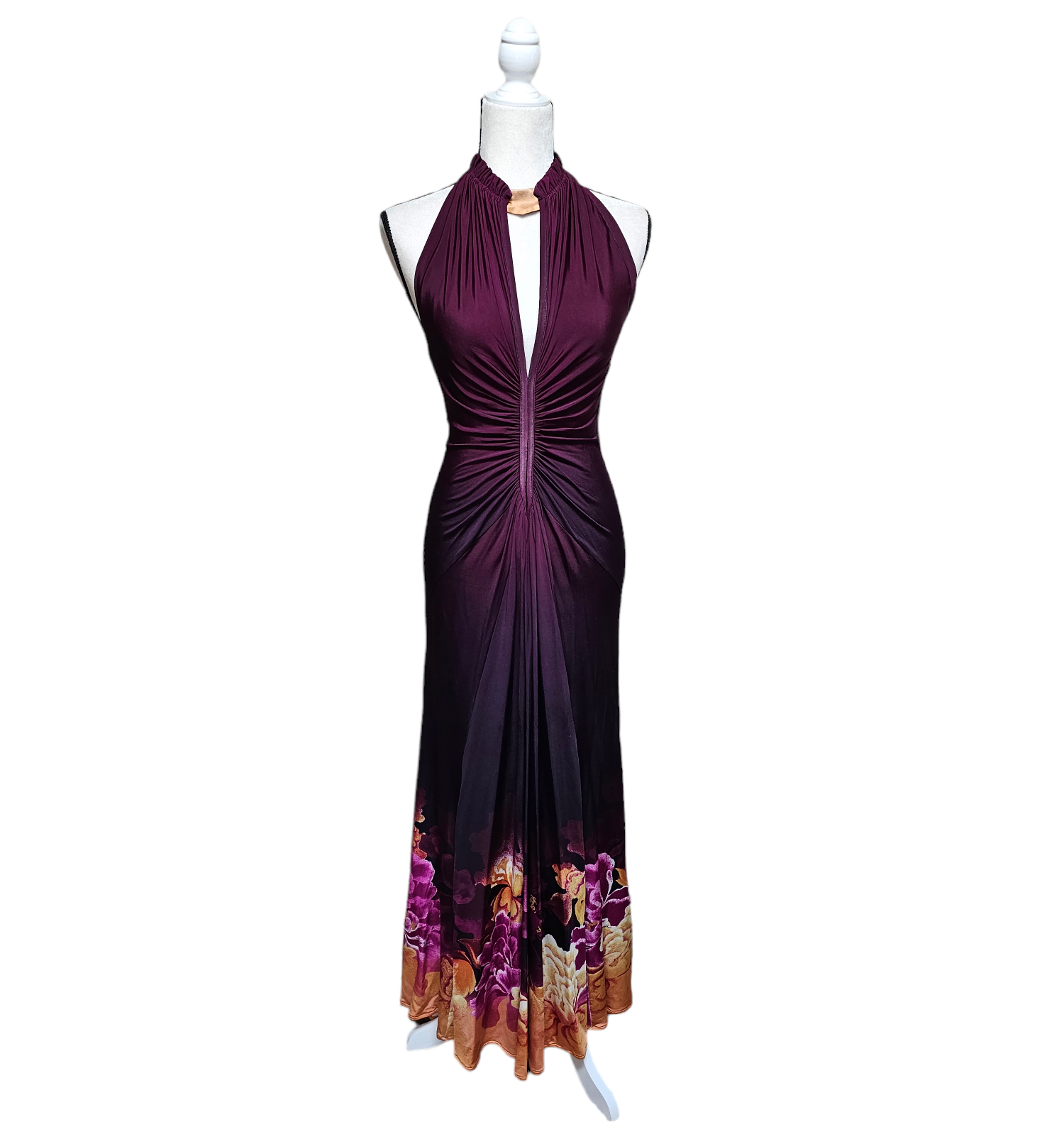 just cavalli purple dress Woman Mini Dress Mauve Size 4 Polyester, Elastane In Purple