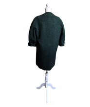 Christian Dior Vintage 1950's Demi-Couture Forest Green Mohair Coat