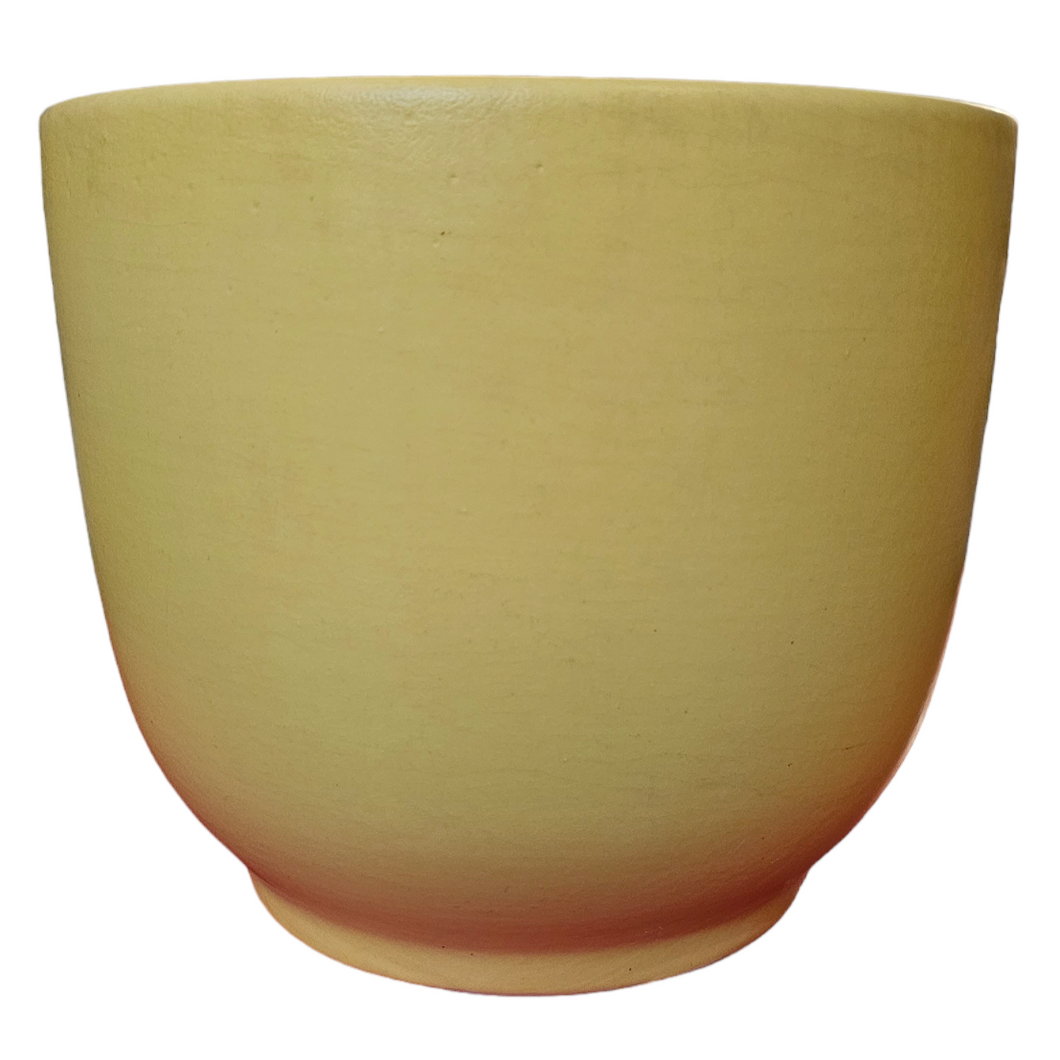 Rare Original, hard to find color, Vintage 1960’s/1970’s Gainey Ceramics T-10 Matte Yellow Midcentury Pottery Planter Pot