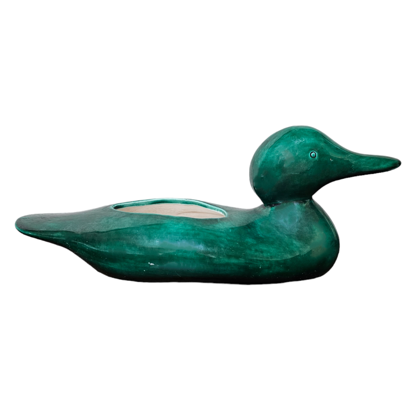 Victor Jules Bergeron, Jr. Trader Vic Vintage Green Ceramic Signed