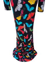 Alice and Olivia Pre-owned Rosaria Butterfly Print Maxi Dress Petite Tall