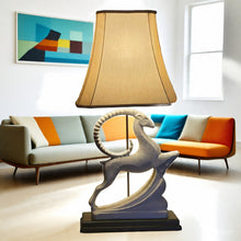 Vintage Royal Haeger Gazelle Sculpture Massive Lamp 38 1/4 Inch Tall