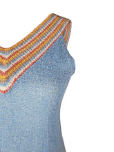 Vintage Designer Sally Levison Originals Crochet Maxi Dress